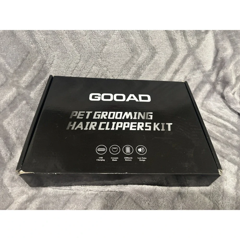 GOOAD Pet‎ Grooming Clipper Set Cat/Dogs Grooming Kit, Cordless, Rechargable